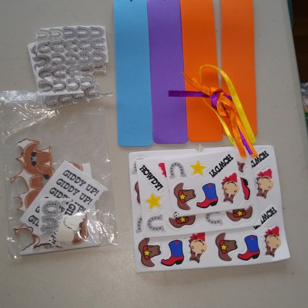 DIY Craft Kit: Rodeo theme Bookmark, Key-chain, Badge New - Picture 2 of 4